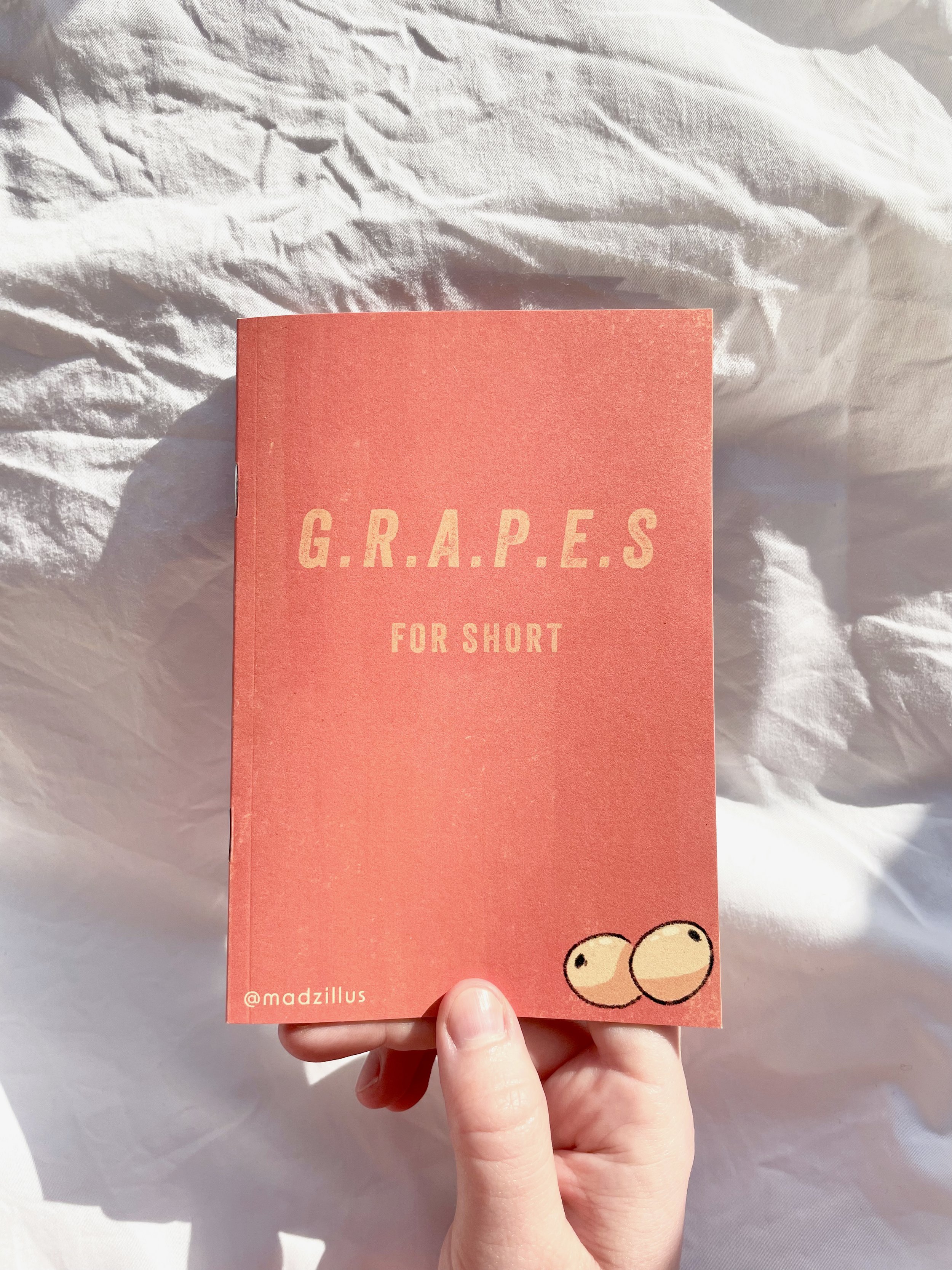 G.R.A.P.E.S For Short A6 zine — Madzillus
